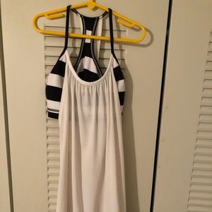 Lululemon size 4 no limits tank and bra